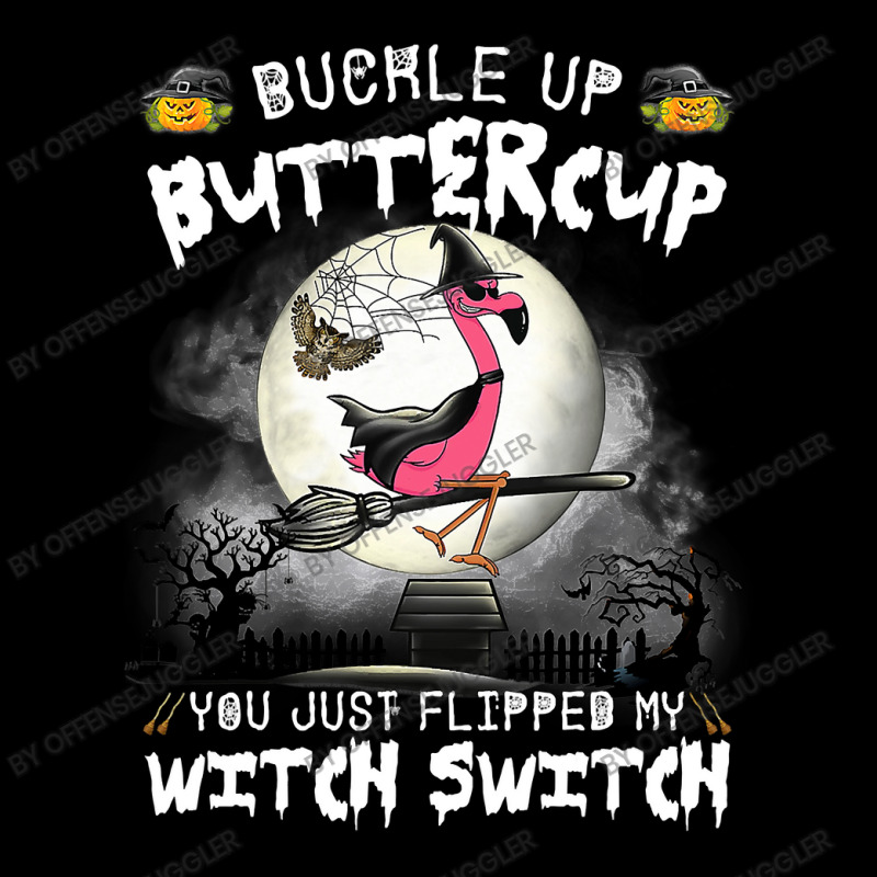 Flamingo Bird Tropical Buckle Up Buttercup You Just Flipped Witch Swit Pocket T-shirt | Artistshot