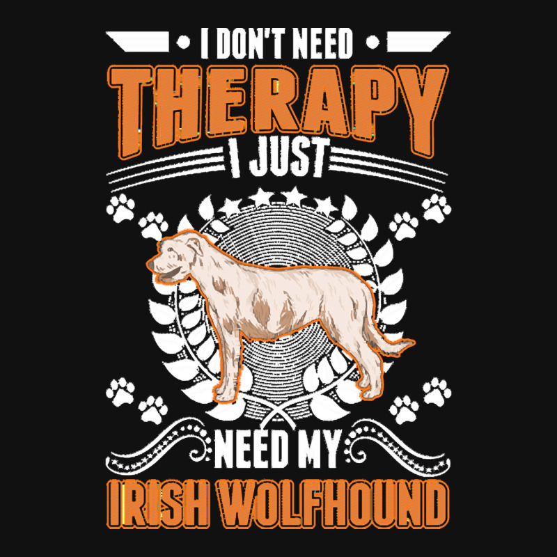 Irish Wolfhound T  Shirt Irish Wolfhound Therapy T  Shirt Baby Bibs by ashlynnwilkinson457 | Artistshot