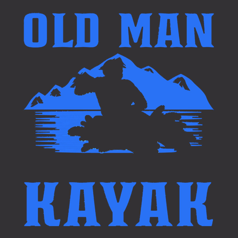 Kayak T  Shirt Kayaking Old Man Kayaker Canoe T  Shirt Vintage Hoodie And Short Set | Artistshot