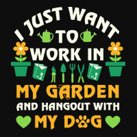 I Just Want To Work In My Garden T  Shirt I Just Want To Work In My Ga Crop Top | Artistshot