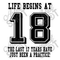 18th Birthday Life Begins At 18 Unisex Hoodie | Artistshot