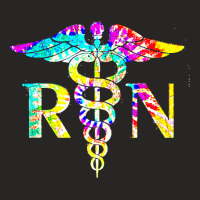 Lovely Rn Registered Nurse Tie Dye T  Shirt Lovely Rn Registered Nurse Ladies Fitted T-shirt | Artistshot