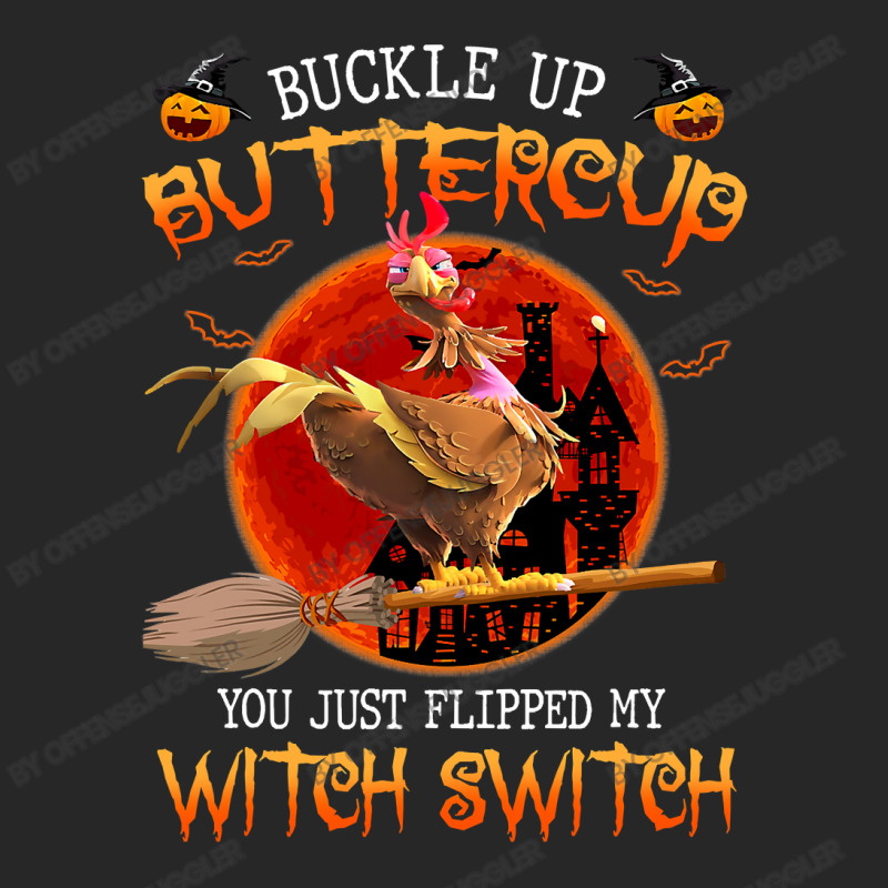 Chicken Chick You Just Flipped My Witch Switch Funny Chicken Witches 3 Men's T-shirt Pajama Set | Artistshot