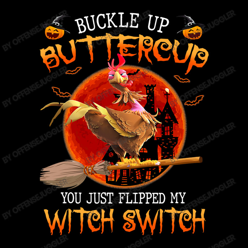 Chicken Chick You Just Flipped My Witch Switch Funny Chicken Witches 3 Men's Long Sleeve Pajama Set | Artistshot