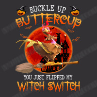 Chicken Chick You Just Flipped My Witch Switch Funny Chicken Witches 3 Vintage Hoodie | Artistshot