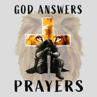 God Jesus Answers Prayers Warrior Men Christian Lion Graphic T Shirt Men's Polo Shirt | Artistshot