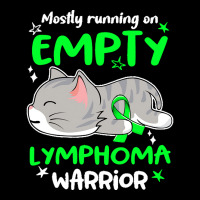 Lymphoma Awareness T  Shirt Mostly Running On Empty Lymphoma Warrior T Adjustable Cap | Artistshot