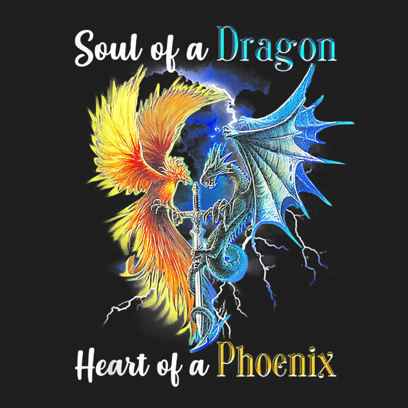 Soul Of A Dragon Heart Of A Phoenix T Shirt Classic T-shirt by oluwafemimccullers | Artistshot