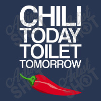 Funny Chili Today Toilet Tomorrow Cook Off Men Denim Jacket | Artistshot