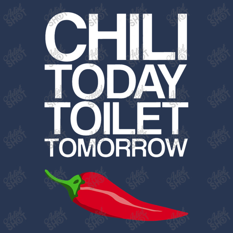 Funny Chili Today Toilet Tomorrow Cook Off Men Denim Jacket by irhamtsani | Artistshot