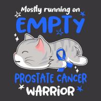 Prostate Cancer Awareness T  Shirt Mostly Running On Empty Prostate Ca Ladies Curvy T-shirt | Artistshot