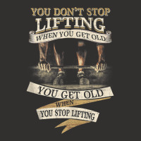 You Don't Stop Lifting When You Get Old Funny Weightlifting Tank Top Champion Hoodie | Artistshot