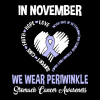 Stomach Cancer Awareness T  Shirt In November We Wear Periwinkle Stoma Lightweight Hoodie | Artistshot