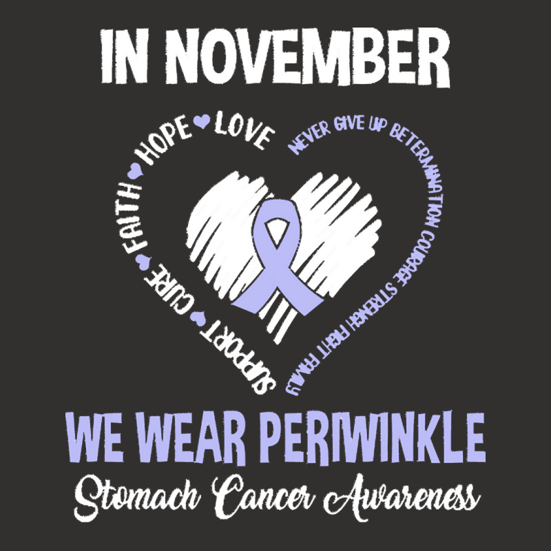 Stomach Cancer Awareness T  Shirt In November We Wear Periwinkle Stoma Champion Hoodie by rico96716 | Artistshot