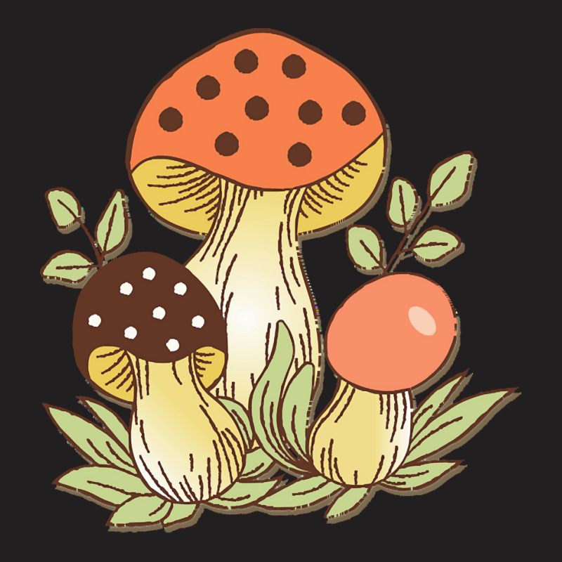 Mushrooms T  Shirt Retro 70's Mushrooms T  Shirt T-shirt | Artistshot