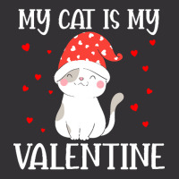 My Cat Is My Valentine Cat Lover T  Shirtmy Cat Is My Valentine Day Lo Vintage Short | Artistshot