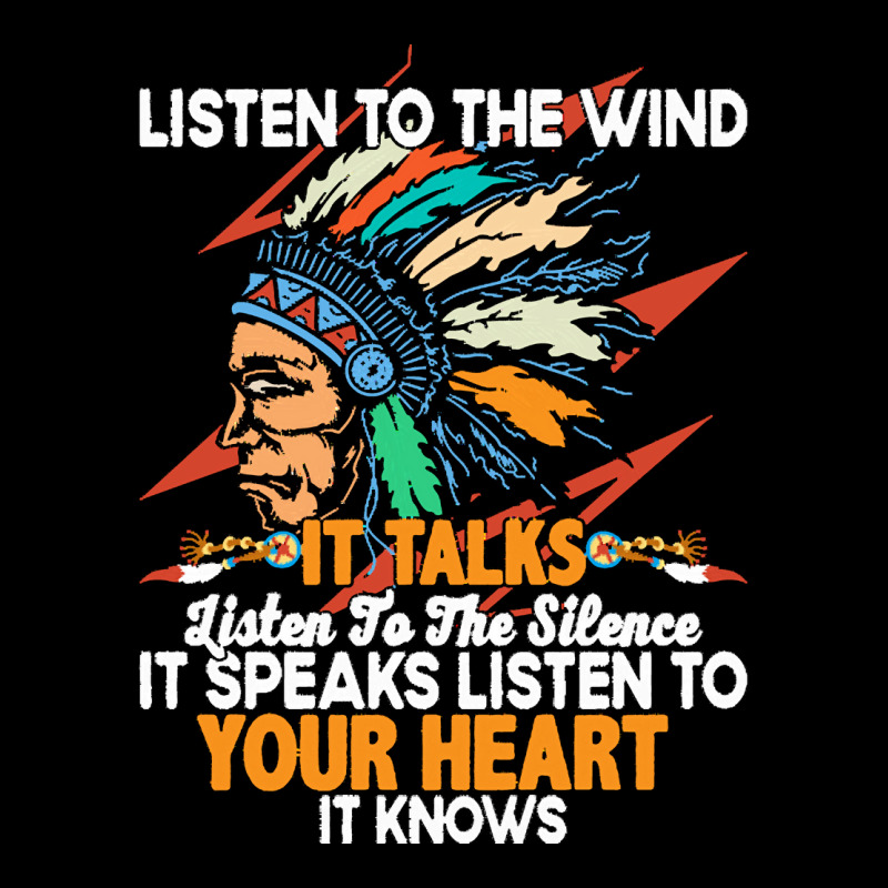 Native American Pride T  Shirt Listen To The Wind It Talks Listen To T Pocket T-shirt | Artistshot