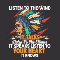 Native American Pride T  Shirt Listen To The Wind It Talks Listen To T Vintage Short | Artistshot