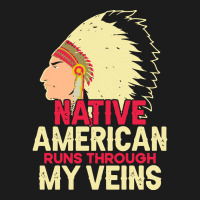 Native American Pride T  Shirt Native American Runs Through My Veins T Hoodie & Jogger Set | Artistshot