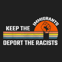 Keep The Immigrants Deport The Racist Racism Anti Racist T Shirt Ladies Polo Shirt | Artistshot