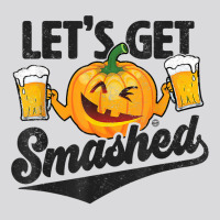 Lets Get Smashed Funny Pumpkin Beer Halloween T Shirt Women's Triblend Scoop T-shirt | Artistshot