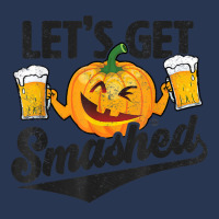 Lets Get Smashed Funny Pumpkin Beer Halloween T Shirt Ladies Denim Jacket | Artistshot