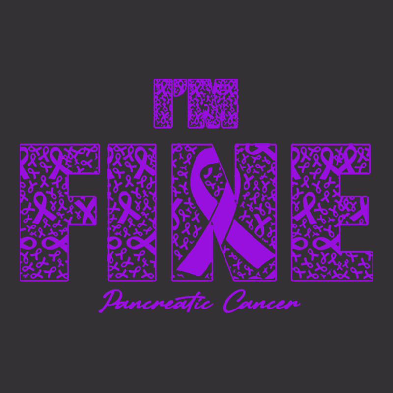 Pancreatic Cancer Awareness T  Shirt Pancreatic Cancer Awareness Fine Vintage Hoodie | Artistshot