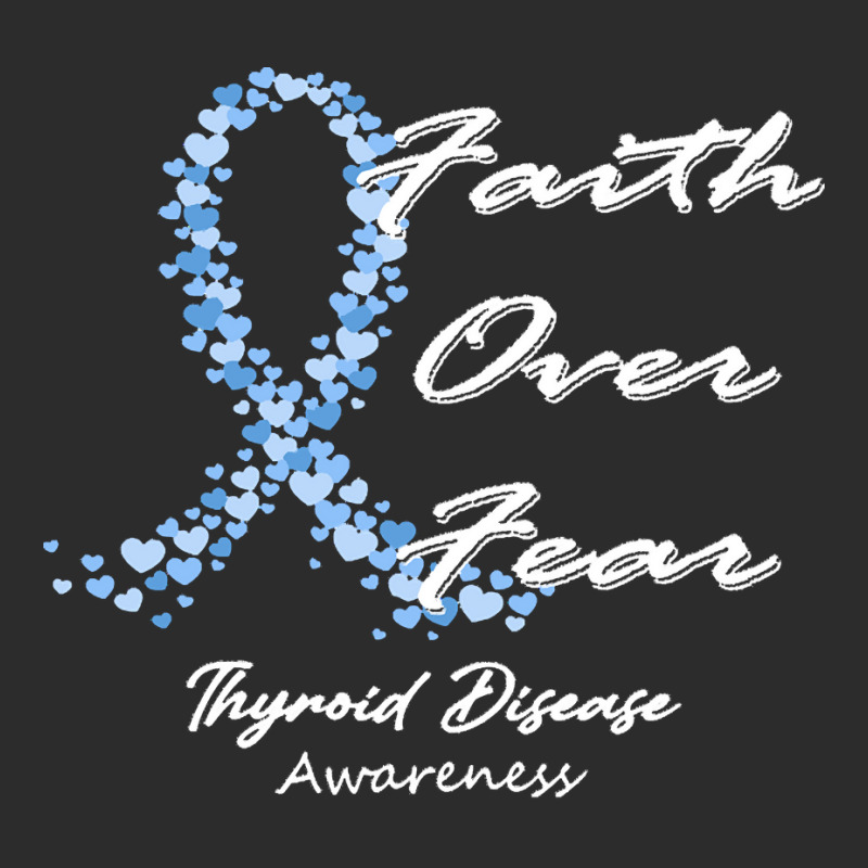 Thyroid Disease Awareness T  Shirt Thyroid Disease Awareness Faith Ove Exclusive T-shirt by rico96716 | Artistshot