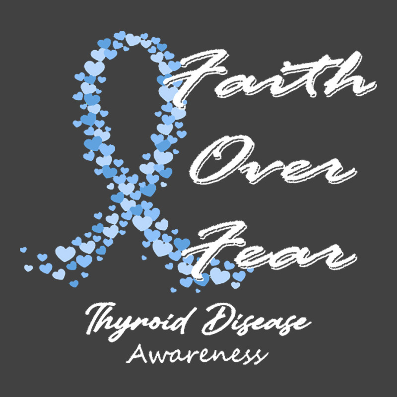 Thyroid Disease Awareness T  Shirt Thyroid Disease Awareness Faith Ove Vintage T-Shirt by rico96716 | Artistshot