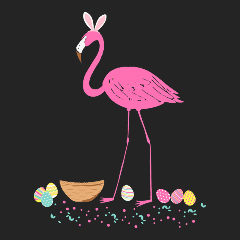 Pretty Easter Flamingo With Easter T  Shirt Easter Flamingo Easter Bun 3/4 Sleeve Shirt | Artistshot