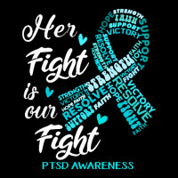 Ptsd Awareness T  Shirt P T S D Awareness Her Fight Is Our Fight T  Sh Pocket T-shirt | Artistshot