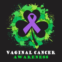 Vaginal Cancer Awareness T  Shirt Vaginal Cancer  Awareness Ribbon Sha T-shirt | Artistshot