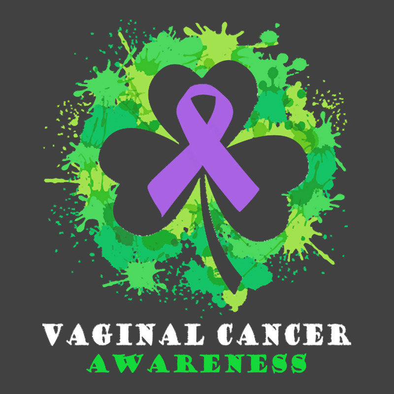 Vaginal Cancer Awareness T  Shirt Vaginal Cancer  Awareness Ribbon Sha Vintage T-Shirt by rico96716 | Artistshot