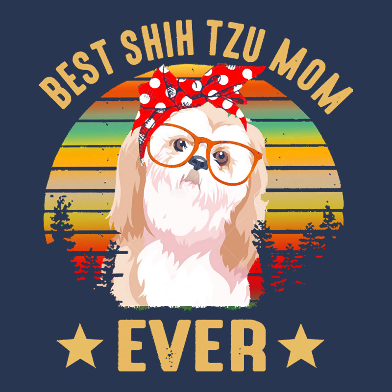 Shih Tzu T  Shirt Best Shih Tzu Mom Ever T  Shirt Men Denim Jacket | Artistshot