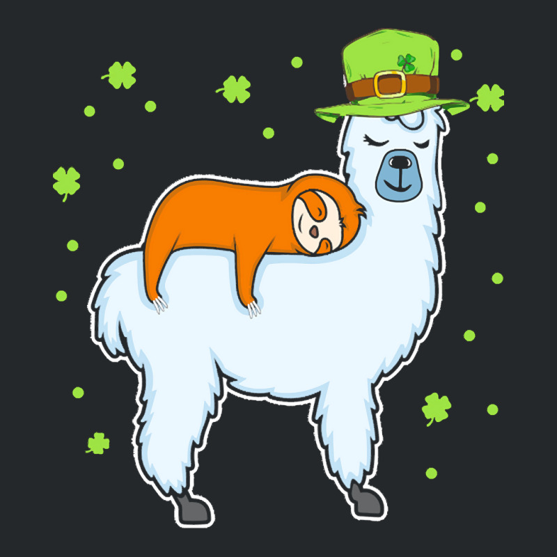 Unknown Funny Sloth Riding Llama Kids T  Shirt Leprechaun Lazy Sloth R Crewneck Sweatshirt | Artistshot