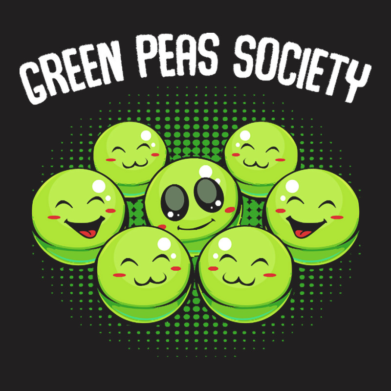 Vegetables T  Shirt Peas   Green Peas Society   Cute Kawaii Vegan Pun T-shirt | Artistshot