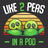 Vegetables T  Shirt Peas   Like 2 Peas In A Pod   Cute Vegetable T  Sh Vintage Hoodie And Short Set | Artistshot