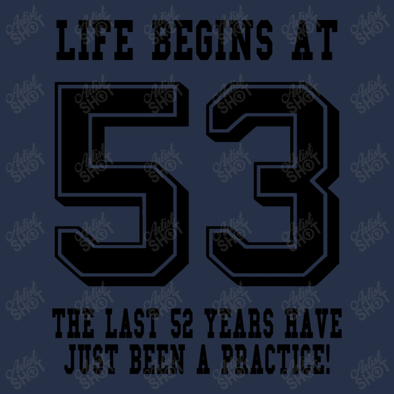 53rd Birthday Life Begins At 53 Crewneck Sweatshirt | Artistshot