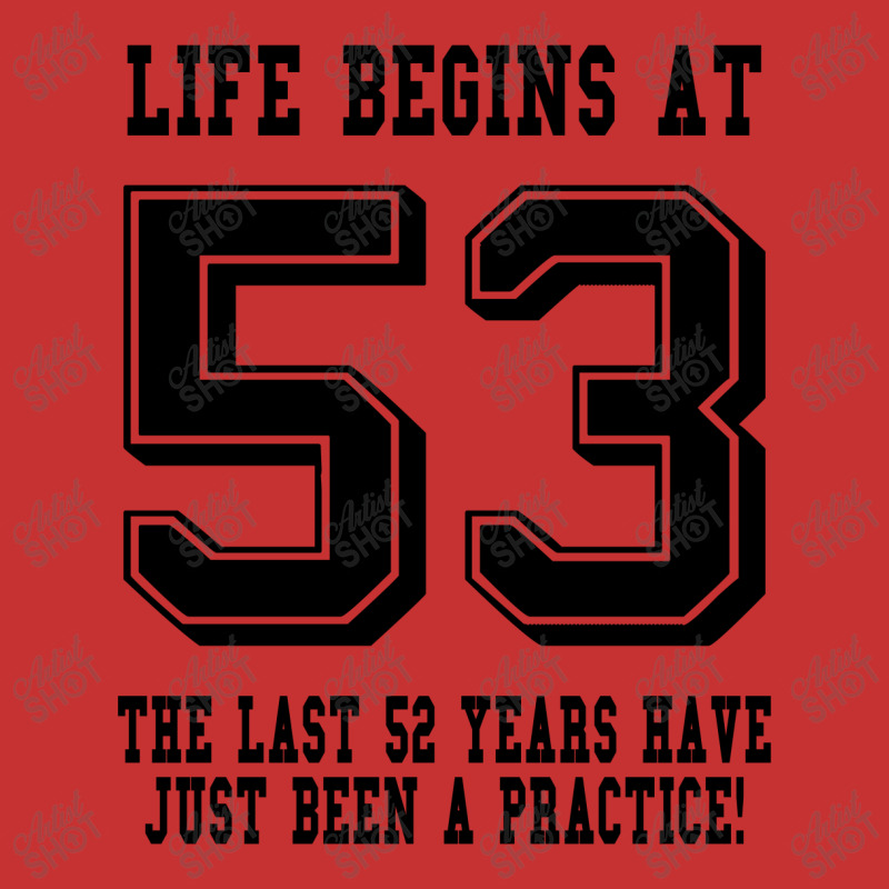 53rd Birthday Life Begins At 53 V-neck Tee | Artistshot