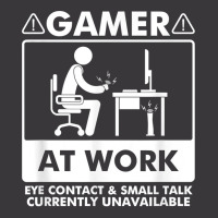 Gamer At Work Eye Contact Small Talk Currently Unavailable T Shirt Ladies Curvy T-shirt | Artistshot