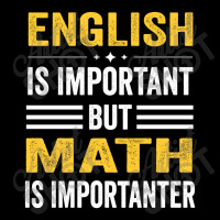 English Is Important But Math Is Importanter V-neck Tee | Artistshot