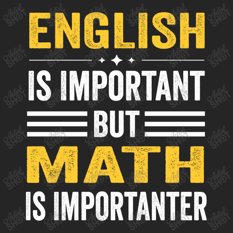 English Is Important But Math Is Importanter Unisex Hoodie | Artistshot