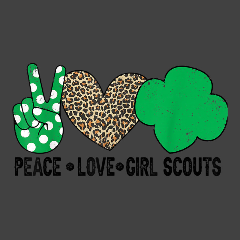 Peace Love Cookie Scout For Girls Bakery Cookie Season T Shirt Vintage T-Shirt by oluwafemimccullers | Artistshot