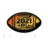 Fantasy League Champion Ffl Football 2021 Winner Vintage T Shirt Sticker | Artistshot