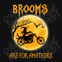 Brooms Are For Amateurs Halloween Motorcycle Biker Baby Bibs | Artistshot