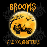 Brooms Are For Amateurs Halloween Tractor Drivers Cropped Hoodie | Artistshot