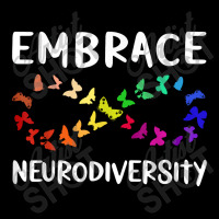 Neurodiversity Rainbow Infinity Butterfly Adhd Autism V-neck Tee | Artistshot