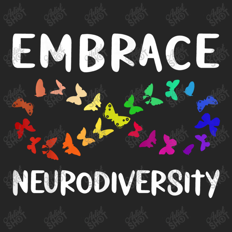 Neurodiversity Rainbow Infinity Butterfly Adhd Autism Unisex Hoodie by kamiatun | Artistshot