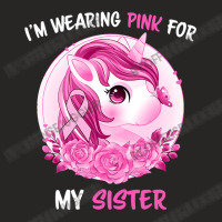 Unicorn Lover Pony Im Wearing Pink For My Sister Unicorn Kids Toddlers Ladies Fitted T-shirt | Artistshot