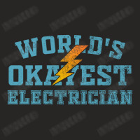 World's Okayest Electrician Ladies Fitted T-shirt | Artistshot